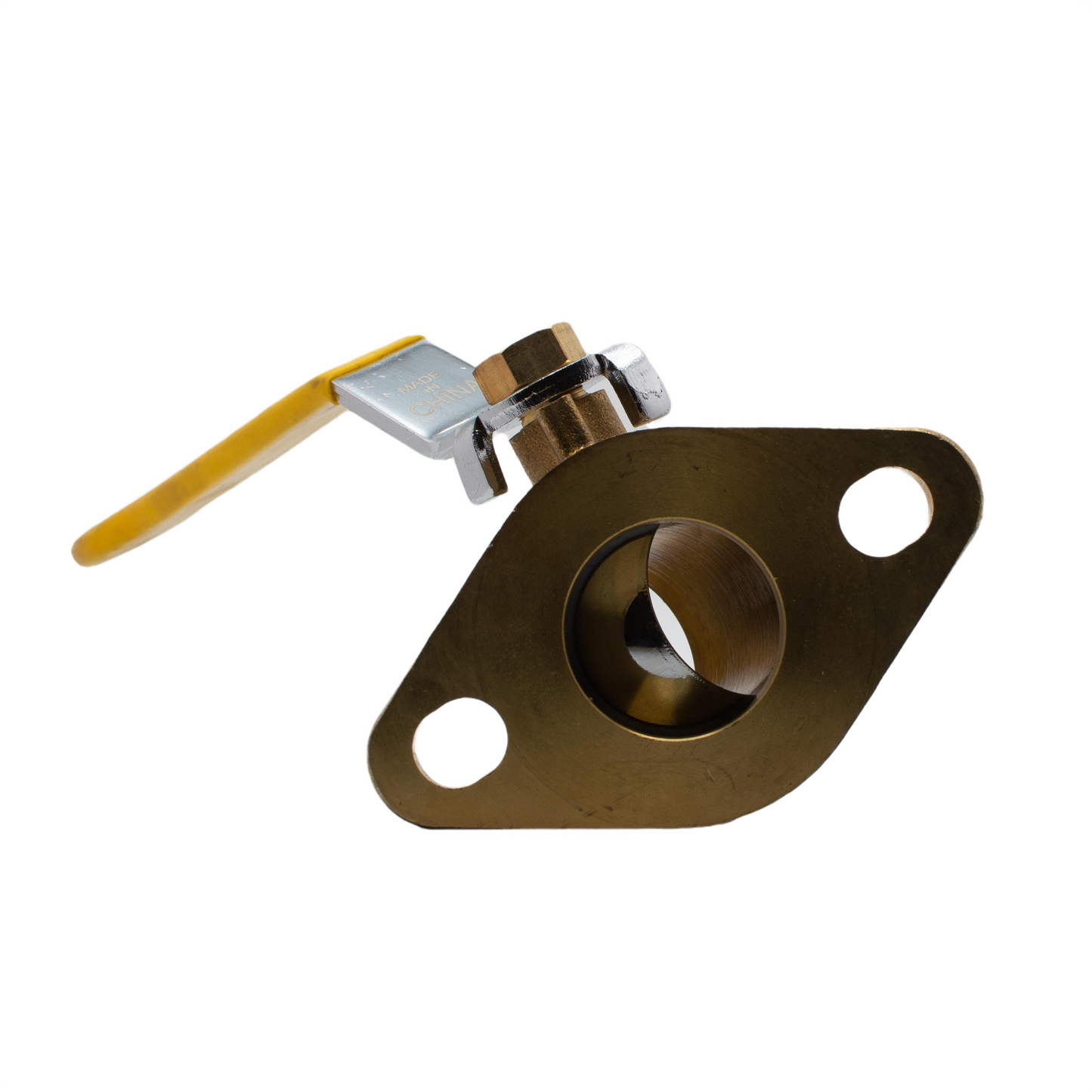 1.50" FLANGED X 1.50" FPT BRASS BALL VALVE