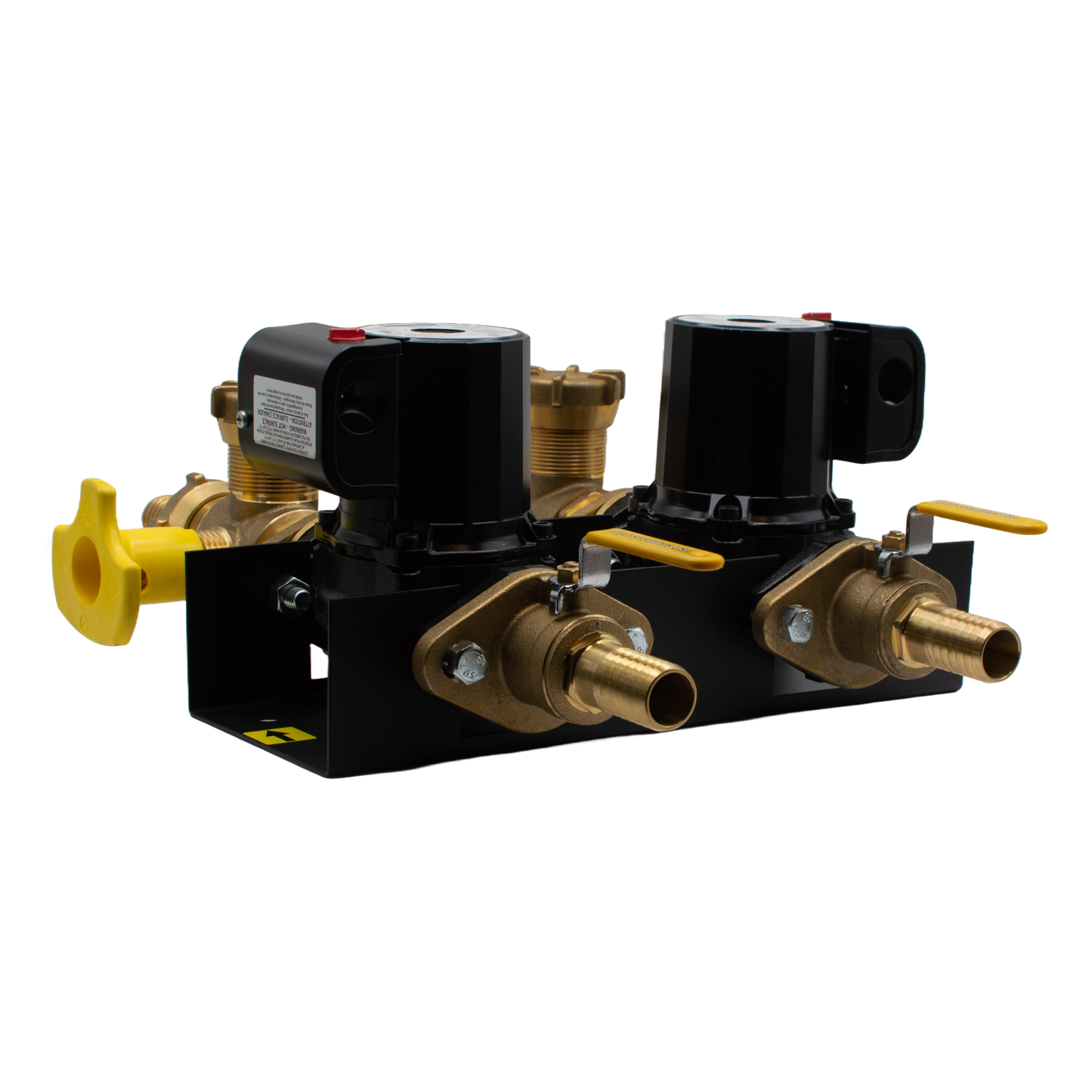 DUPLEX GLP PRESSURIZED FLOW CENTER WITH 3-WAY BALL VALVES