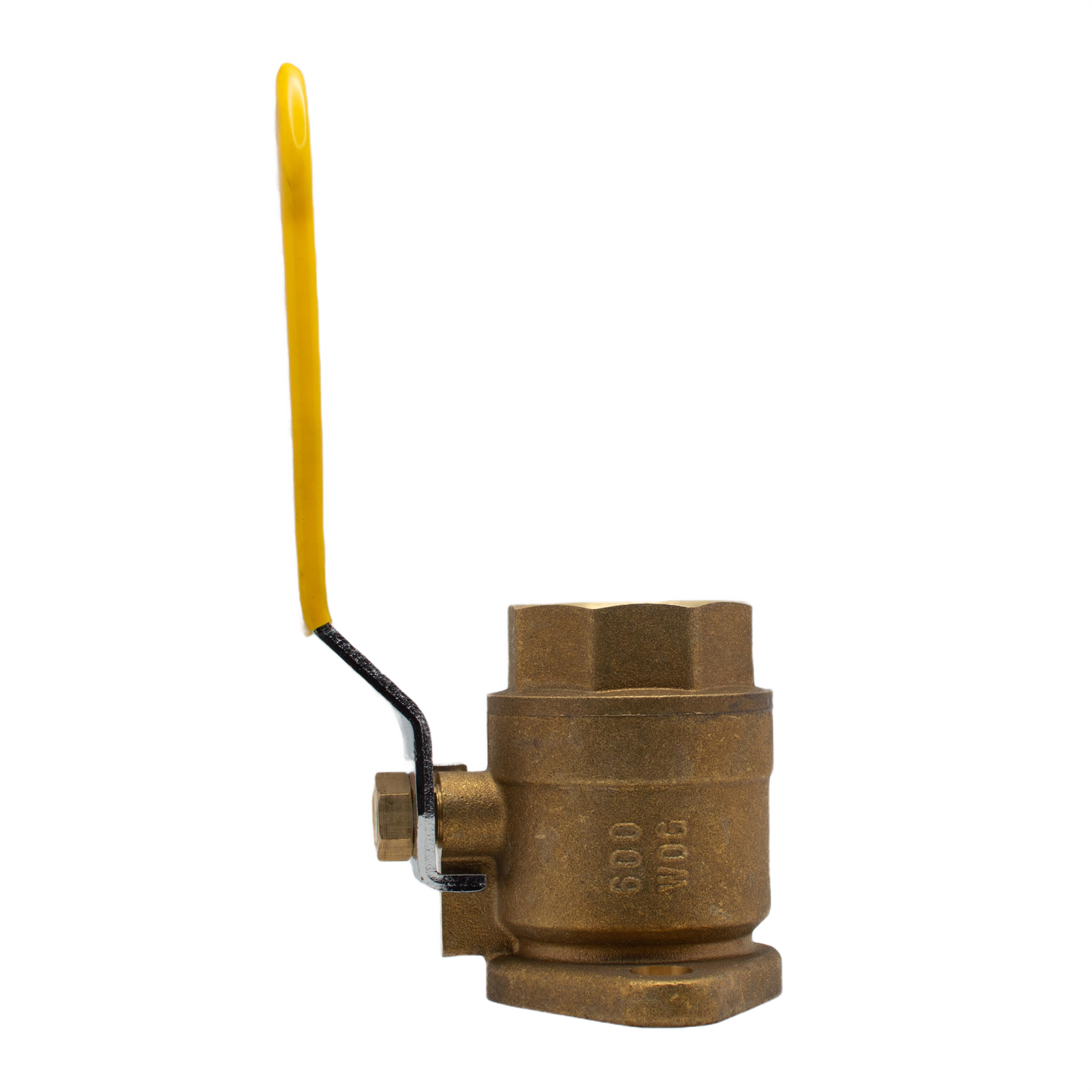 1.50" FLANGED X 1.50" FPT BRASS BALL VALVE