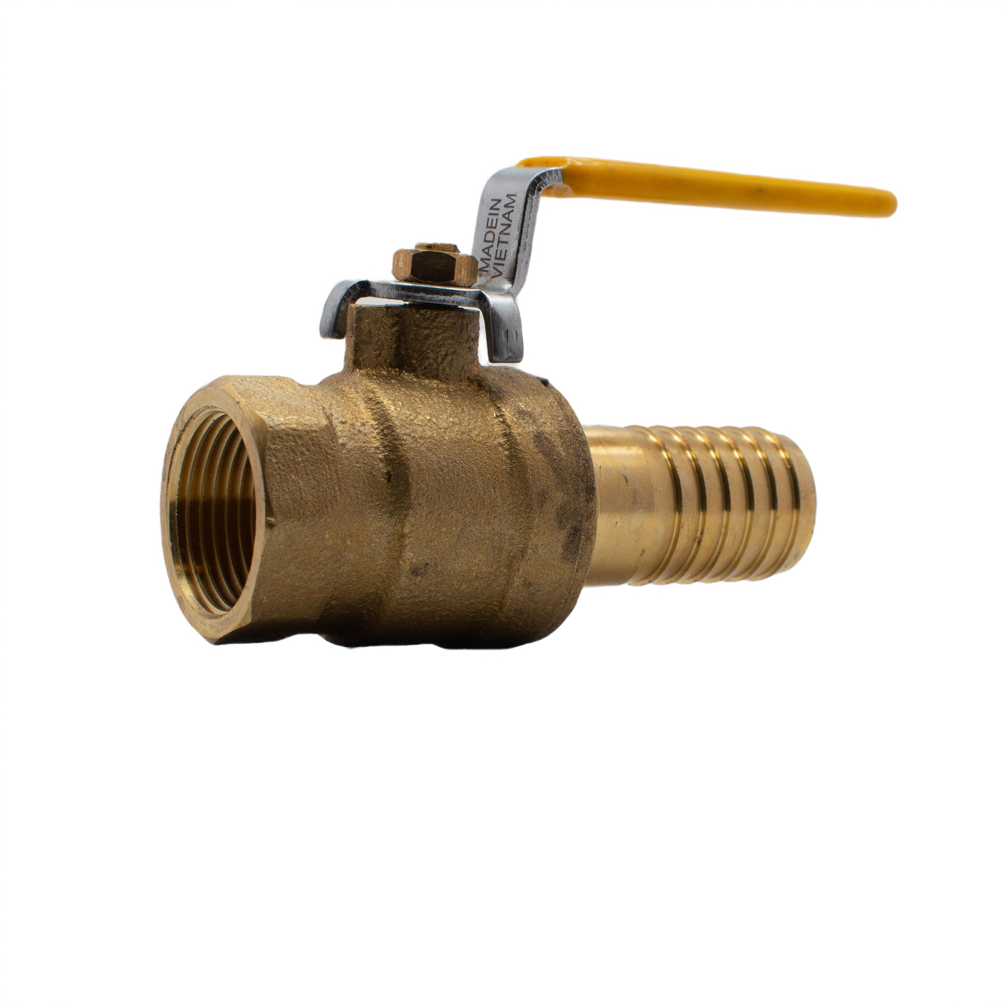 1.00" FPT X 1.00" BARBED BRASS BALL VALVE