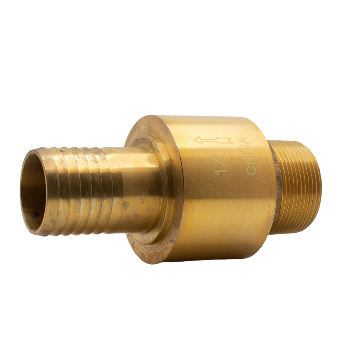 1.50" MPT X 1.50" BARBED CHECK VALVE