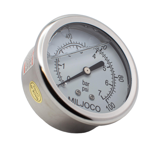 2.5" LIQUID FILLED GAUGE (BACK MOUNT)