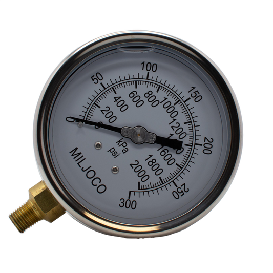 4" Liquid Filled Gauge