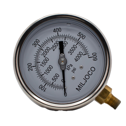 4" Liquid Filled Gauge