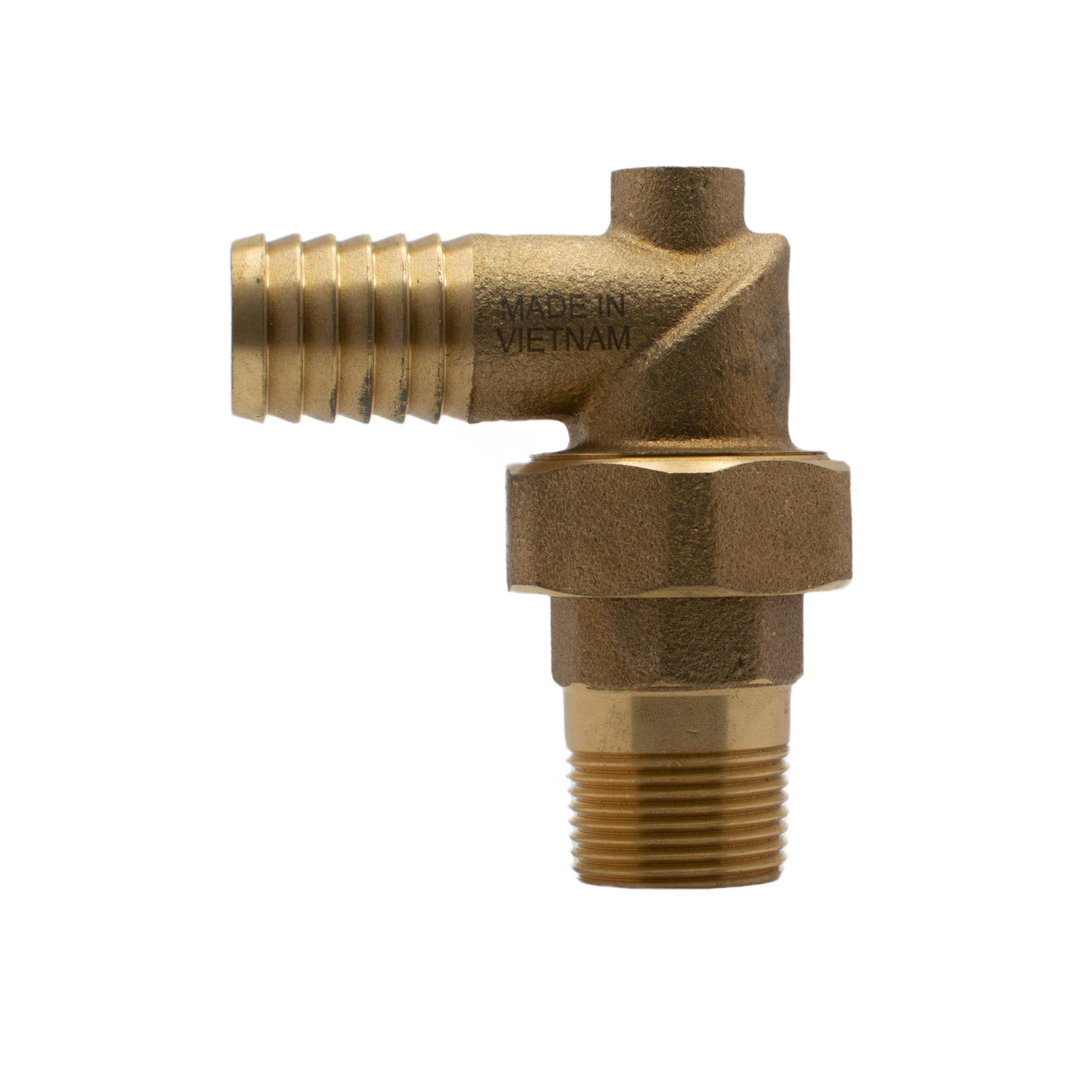 1.00" MPT x 1.00" BARBED UNION 90° ELBOW